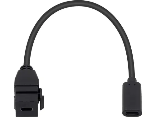 USB-C/HDMI Keystone 转母头延长线