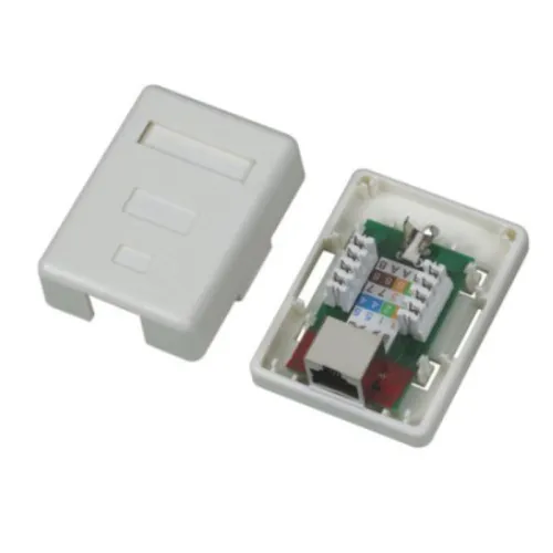 RJ45 Cat5e Single Port FTP Surface Jack
